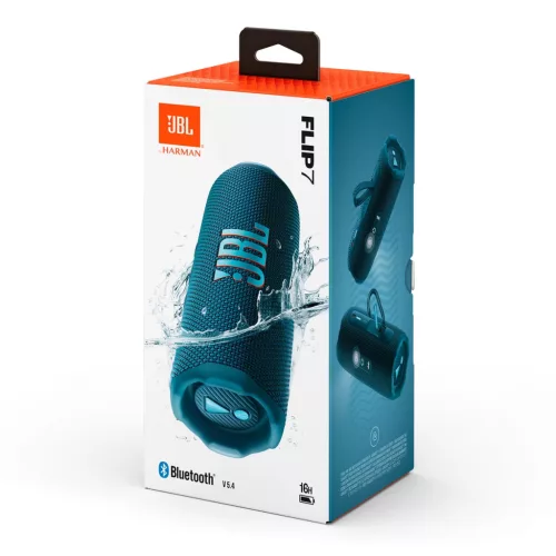 JBL Flip 7 Hordozható Bluetooth Hangszóró 25W - Kék