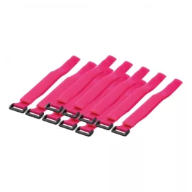   LogiLink Vezeték-összekötő szíj szett 10db ,Pink (KAB0016)