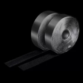   Logilink Öntapadó kábelszíj készlet, fekete, 25 mm széles, tekercs, 5 m (KAB0080)