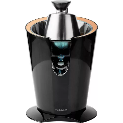 Nedis Prémium Citrusprés 160 W | Fekete / Narancs nagy teljesítményű gyümölcsprés KAJC300CBK