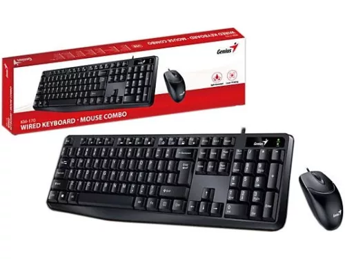 Genius KM-170 HUN vezetékes billentyűzet + egér