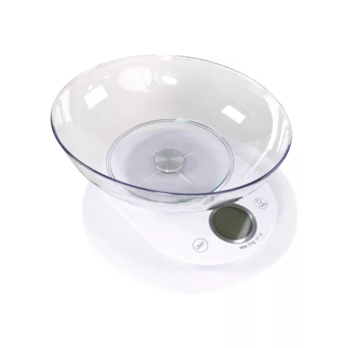 Vivax KS505BW tálas konyhai mérleg 2 tállal, max. 5kg, fehér