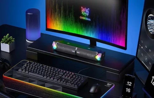 Onikuma L1 Hordozható bluetooth hangszóró - Fekete