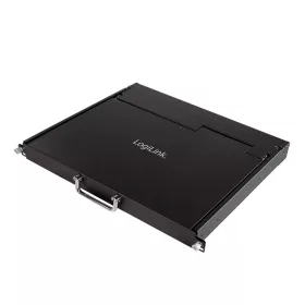   Logilink KVM-konzol 17"-es képernyővel, VGA, USB-A, PS/2, alacsony beépítési mélység, QWERTZ (LC0004GE)