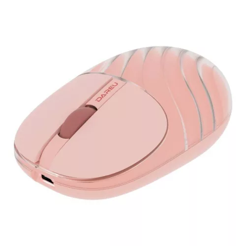 Dareu LM135 D Wireless Egér 2.4G 1200 DP- Rózsaszín