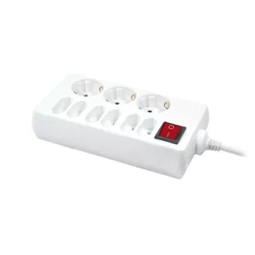   LogiLink 9-es hosszabbító + kapcsoló, 6x CEE 7/3 + 3x CEE 7/16, 1,5 m, fekete (LPS201)