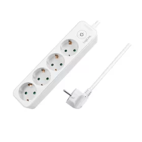   Logilink Aljzat 4-es + kapcsoló, 4x CEE 7/3, 1,5 m, fehér (LPS245)