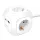 Logilink 4-utas töltőkocka, 4x aljzat, 1x USB-C PD 20W, 1x USB-A QC 18W, fehér (LPS283U)