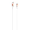 LDNIO Gyors tőltőkábel LS571 USB-C  3.0, 2.1A, fehér 1m