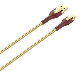 LDNIO Gyors tőltőkábel LS682 USB-C 30W, arany 2m
