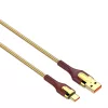 LDNIO Gyors tőltőkábel LS682 USB-C 30W, arany 2m