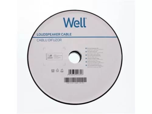 Well LSP-CCA1.50BR-100-WL Hangszóró kábel fekete / piros 2x1,5mm²