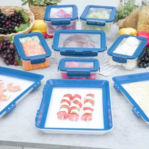 Livington Flex & Fresh frissentartó dobozok 4 db, Praktikus, biztonságos és költséghatékony tárolás, M29582