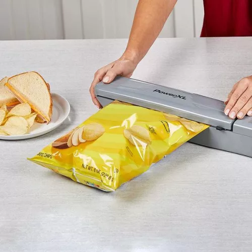 PowerXL Duo Nutrisealer vákuumozó gép a frissen maradó és ízletes élelmiszerekért, M35468