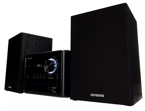 Aiwa MCBT-350 Professzionális mini hifi torony 2x10W kristálytiszta hangzással, Bluetooth 5.2 és USB töltéssel