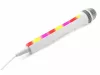 Fenton KMD55W - RGB LED Karaoke PARTY mikrofon (hangvezérelt és auto fény)- fehér