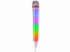 Fenton KMD55P - RGB LED Karaoke PARTY mikrofon (hangvezérelt és auto fény)- rózsaszín