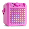 Fenton KAR50P Karaoke hangfal, LED fényeffekt, rózsaszín, 50W