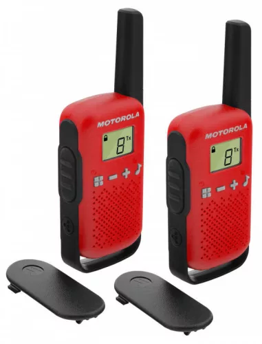 Motorola TALKABOUT T42 PMR adóvevő rádió - piros (MOT-506-999)