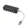 LogiLink Passzív RJ45 elosztó, 4 portos, árnyékolt, 15 cm-es kábellel, fekete (MP0032)