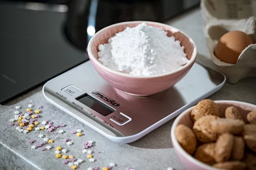 Mesko MS3169W digitális konyhai mérleg, inox