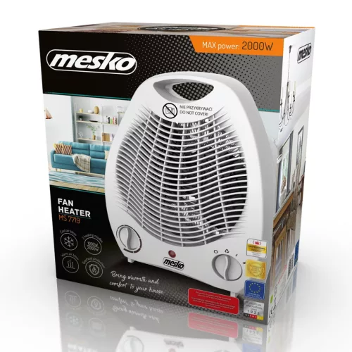 Mesko MS7719 Hősugárzó, 1000-2000W, fehér