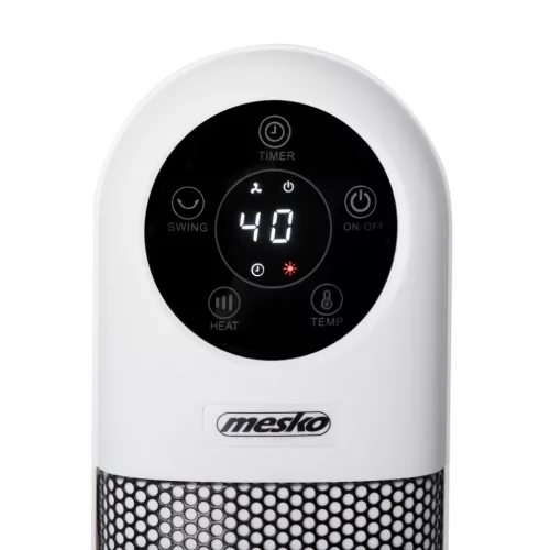 Mesko MS7736 kerámia torony hősugárzó, LCD kijlezővel, időkapcsoolóval és távvezérlővel
