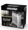 MESKO MS7805 9 Tagú Olajradiátor, 1000W, szürke