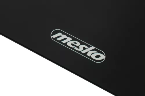 MESKO MS8149 Személymérleg, 100g Mérési Pontossággal, Fekete, Zöld Levéllel