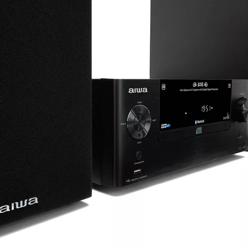 Aiwa MSBTU-500 A tökéletes mini Hifi torony az otthonodban, Bluetooth-tal és sok extra szolgáltatással