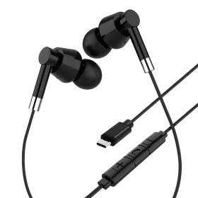   Media-Tech Fülhallgató Minden USB Type-C készülékhez, Fekete