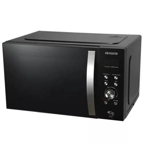 Aiwa MW-230DG/BK NAMICOOK CRYSTAL23 Mikrohullámú sütő, grillező funkcióval, 23 literes belső térrel
