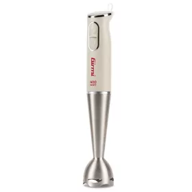   Girmi MX03 - 400W botmixer ergonomikus fogással, 19 cm inox szárral és 2 sebességgel, matt törtfehér színben