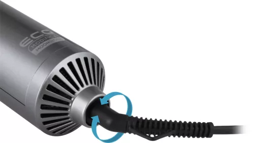 ECG Modifica Hairbrush Moonstone Forrólevegős hajformázó, kerámia felület, forgókefe, 1200W