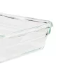 Tefal Masterseal Fresh Glass, 3 db-os téglalap alakú élelmiszertároló, 0,45 liter, N1051110