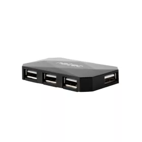Natec Locust 4 portos USB 2.0 HUB, fekete