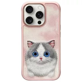 NIMMY BIG EYED PET 2.0 Macskatok IPHONE 16 Pro, rózsaszín