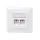 Logilink Száloptikai előlap 2 db LC-Duplex adapterrel, felületre szerelhető, fehér (NK4024)