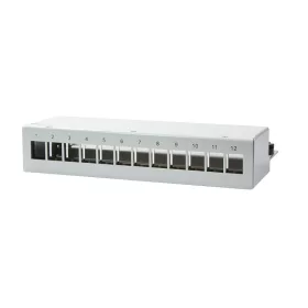   Logilink Asztali keystone panel 12 keystone modulhoz, árnyékolt (NK4052)