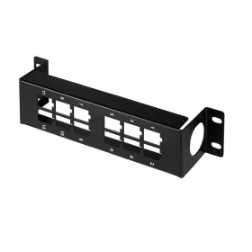   Logilink Konzol 12 Keystone modulhoz, 10 hüvelykes vagy falra szerelhető (NK4078)