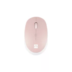   NATEC EGÉR HARRIER 2 VEZETÉK NÉLKÜLI 1600DPI BLUETOOTH 5.1 FEHÉR-RÓZSASZÍN