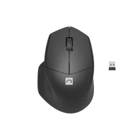   NATEC EGÉR SISKIN 2 VEZETÉK NÉLKÜLI 1600DPI BLUETOOTH 5.0 + 2.4GHZ FEKETE