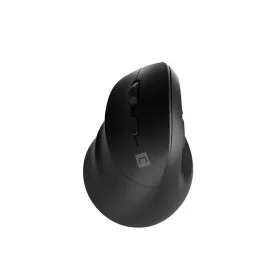   Natec Crake 2 vezeték nélküli függőleges balkezes egér 2400DPI BT 5.2 + 2.4GHZ fekete