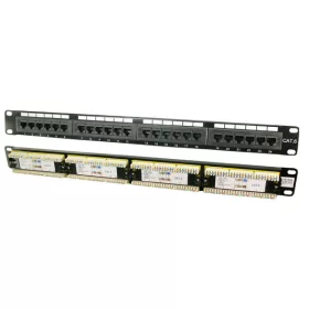   LogiLink Cat.6 Patch Panel 24 portos UTP, 180 -os lyukasztás, EconLine (NP0004)