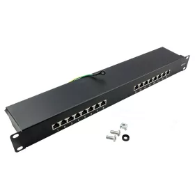   Logilink Cat.6 Patch Panel 16-port 19" STP, fekete, EconLine (NP0057)