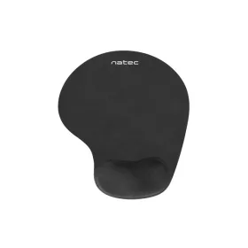 Natec Marmot Ergonómikus géllel töltött egérpad, fekete