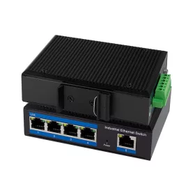   LogiLink Industrial Fast Ethernet PoE switch, 5 portos, 10/100 Mbit/s (NS200P)