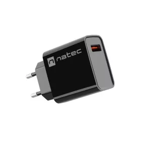 Natec Ribera 1xUSB-A 18W fali töltő fekete