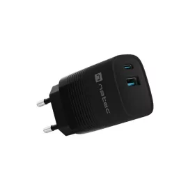 Natec Ribera 1xUSB-A 1xUSB-C 30W fali töltő fekete