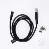 Maxlife mágneses kábel MXUC-03 USB - Lightning + USB-C + microUSB 1,0 m, QC 3.0